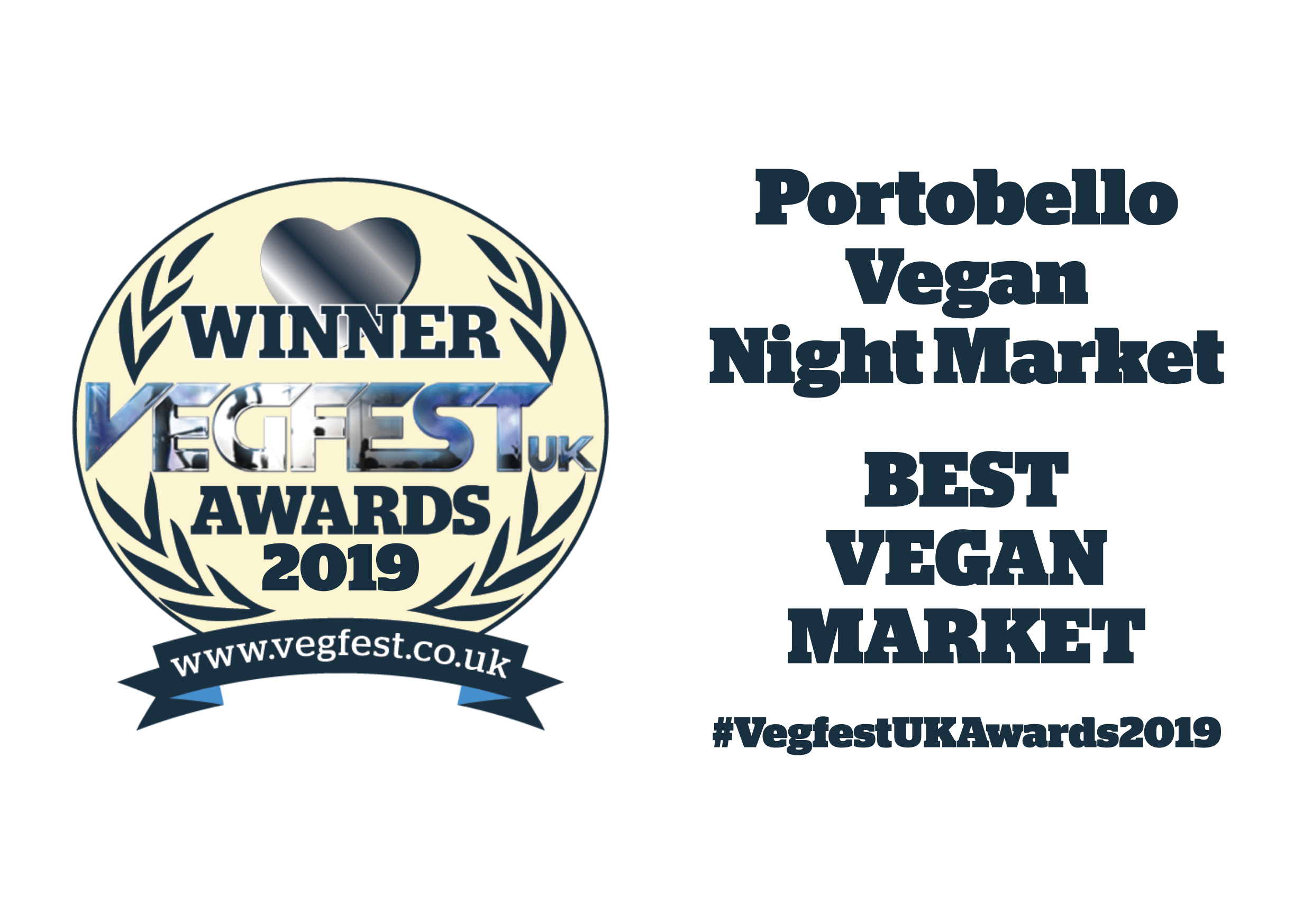 Portobello Vegan Night Market Vegfest UK Award 2019